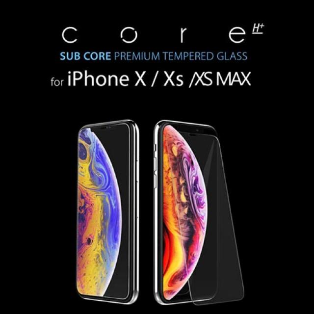 아라리 코어 H+ 서브 강화유리(1매)(아이폰X XS XS MAX), 1개