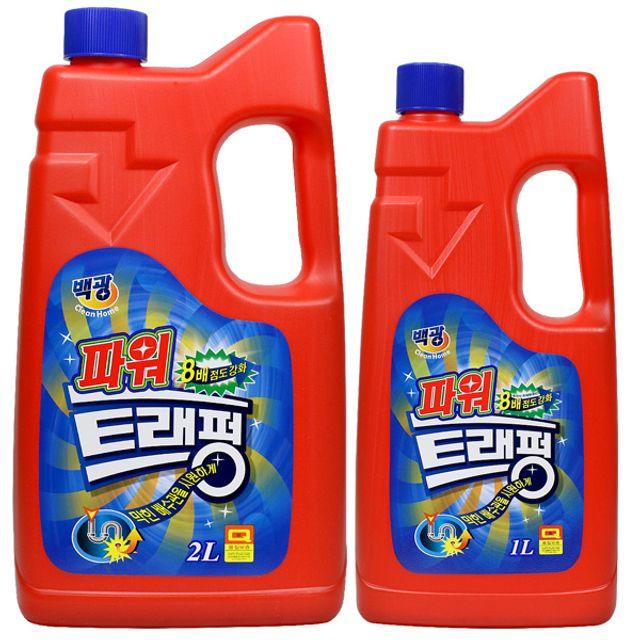 백광 트래펑 2L x6개(한박스)강력세관세척제, 02 백광 트래펑 1L x12개(한박스)