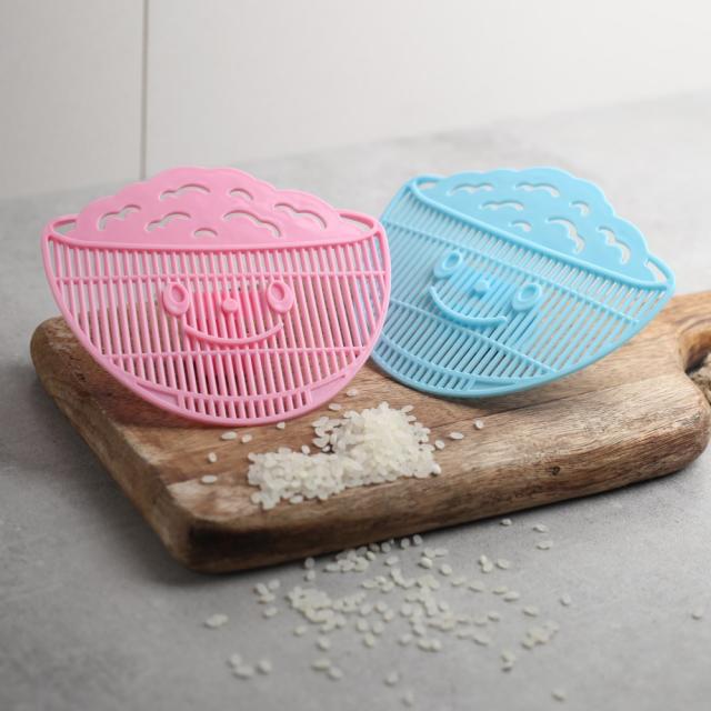 정수생활건강 일본 쌀세척 면발 흘림방지클립 2P 랜덤발송, 블루1+핑크1, 1세트
