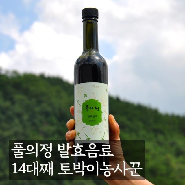 [풀의정]14대째 토박이 농사꾼가족 발효음료 1100ml, 풀의정 발효음료 1100ml