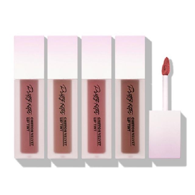 터치인솔 프리티필터 쉬폰 벨벳 립틴트 (10color), 6호 모던레드, 1개