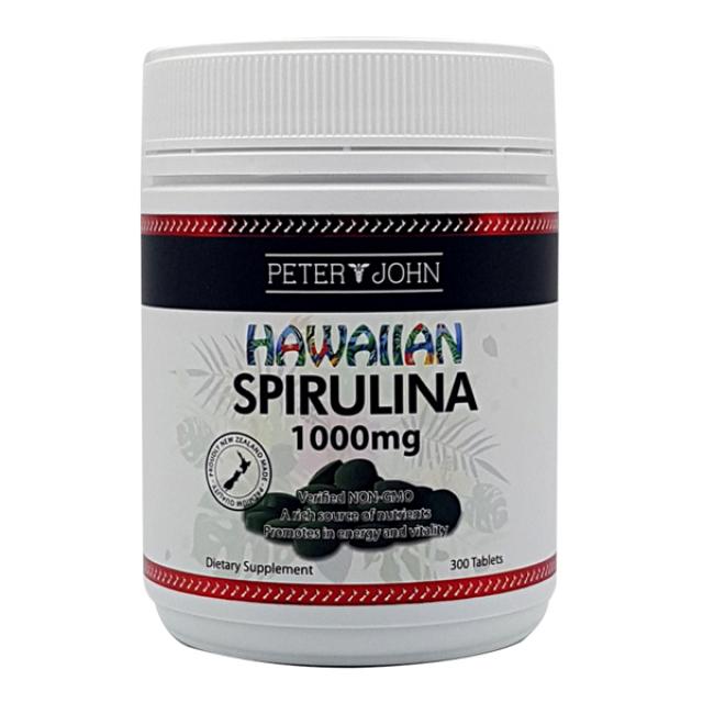 [피터앤존] HAWAIAN SPIRURINA 뉴질랜드 하와이안 스피루리나 1000mg 300정 1개/ 관절건강에 도움!, 200g, 1개