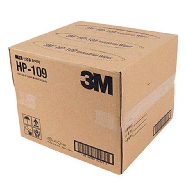 [무료배송] 3M 종이보루 HP-109 산업용 와이퍼 (1박스 300매), 1박스