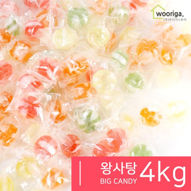 우리가스토리 왕사탕 4kg 대용량 사탕 업소용, 1개