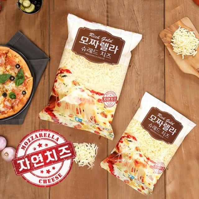 자연 슈레드 리치골드 피자 모짜렐라 치즈 1kg, 1