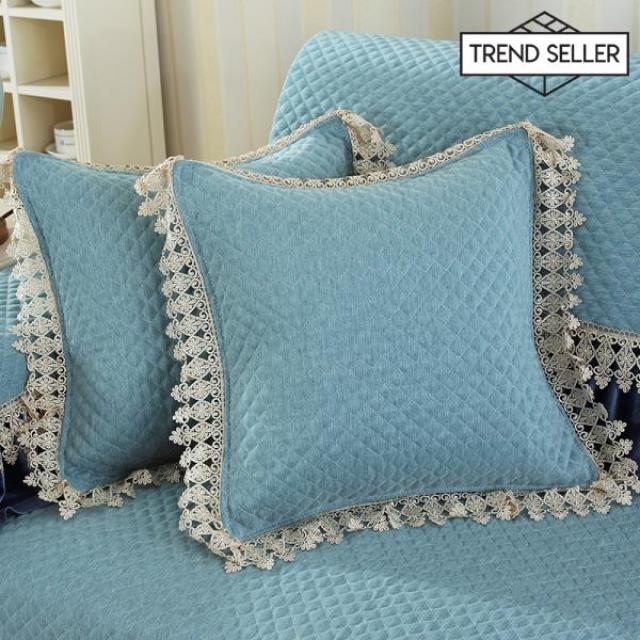 쿠션 거실 원래 색상 모란 북유럽 심플 금박 베개 홈 소파 침대 등 받침, 45x45cm 포옹 베개 커버 - 동맹국 카페