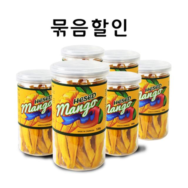 헤세드 건망고 묶음 파격할인, 120g보틀 X 5+1, 1개