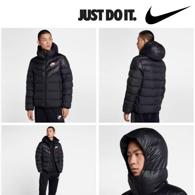 [미국직구정품] 나이키 윈드러너 다운필 Men's Hooded Nike Windrunner Down Fill