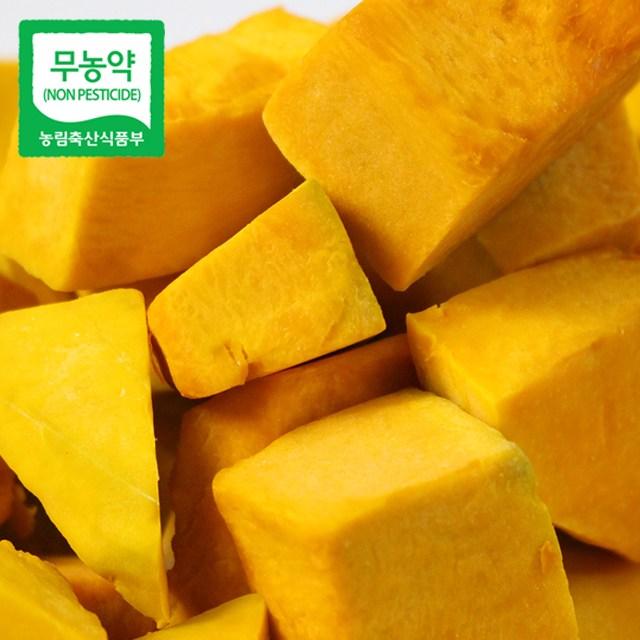 친환경팔도 [산지직송] 함평 무농약 손질단호박(깍두기 슬라이스) 300g x 3, 단호박깍두기300gx3