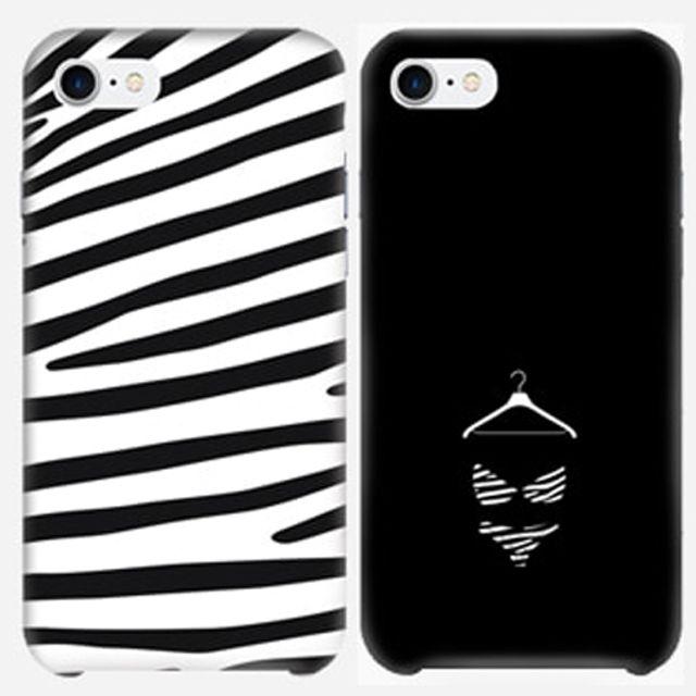 덕&컴 [LG V40 지브라무늬 슬림하드 핸드폰케이스 V409]젤리케이스 하드케이스