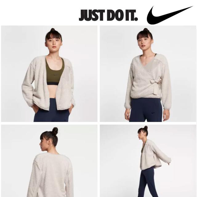 [미국직구정품] 나이키 랩 슬리브 양털 아우터 Women's Long Sleeve Training Wrap Nike