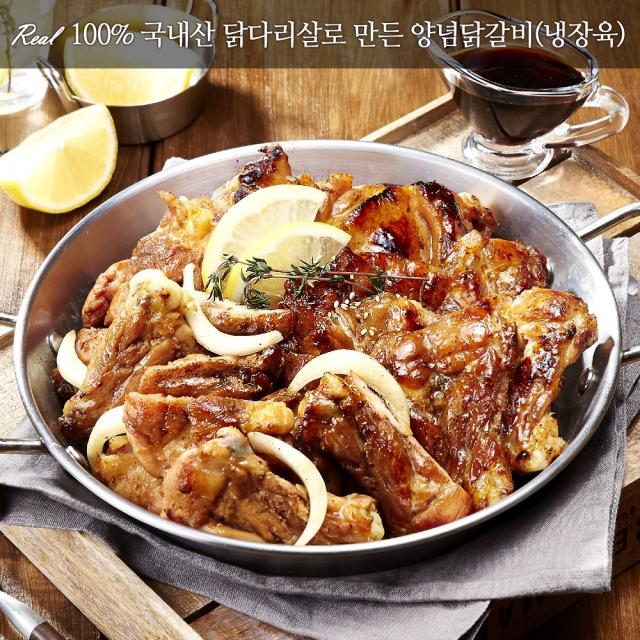 국내산 100%넓적다리살 냉장육 숯불양념닭갈비 순한맛1kg, 1팩