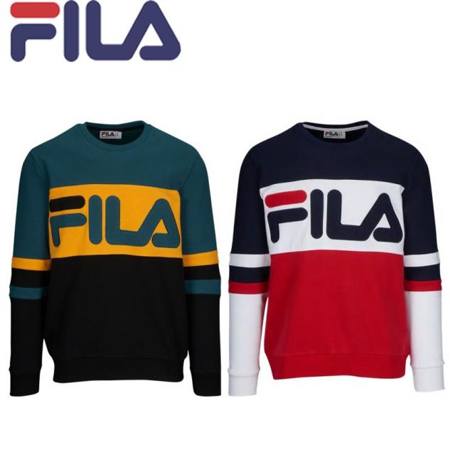 [해외] 미국정품 휠라 Fila Freddie Sweatshirt 남자 맨투맨 라운드 긴팔 티셔츠