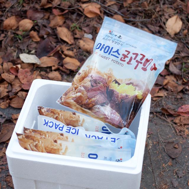 셋째딸농부 냉동 군고구마 아이스 얼린 호박고구마 1kg 4봉