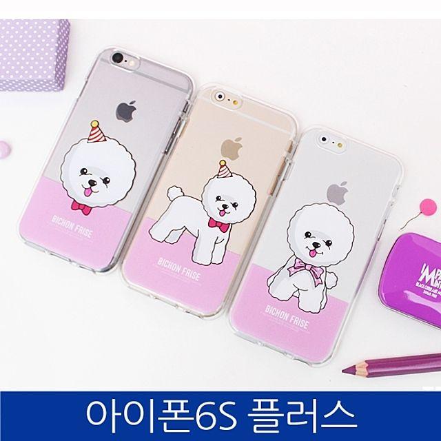 S&S몰 핸드폰케이스 [아이폰6S플러스. 비숑 프리제 젤리 케이스 iPhone6S PLUS case] 젤리케이스 하드케이스 다이어리케이