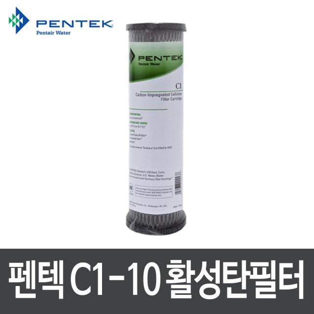 펜텍 C1-10 침전＋활성탄 카본필터 250mm 5미크론, 단일상품