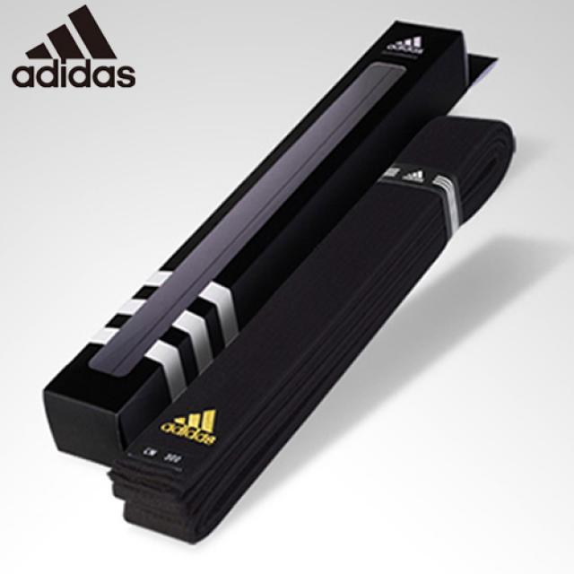 Adidas 고급흑띠 deluxe black belt 유도띠 JUDO BELT 태권도복, 블랙