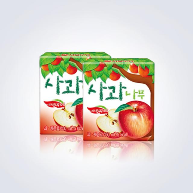 사과나무 150ml 48팩 안전박스포장