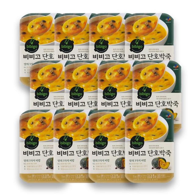 비비고 단호박죽, 280g, 12개