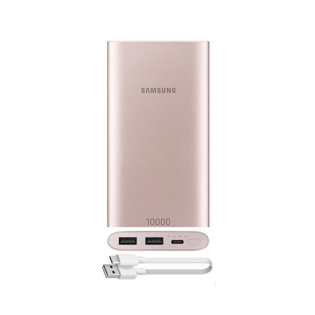 삼성전자 C타입케이블 보조배터리(10 000mAh) 고속충전지원 EB-P1100, (EB-P1100CPKGKR)핑크