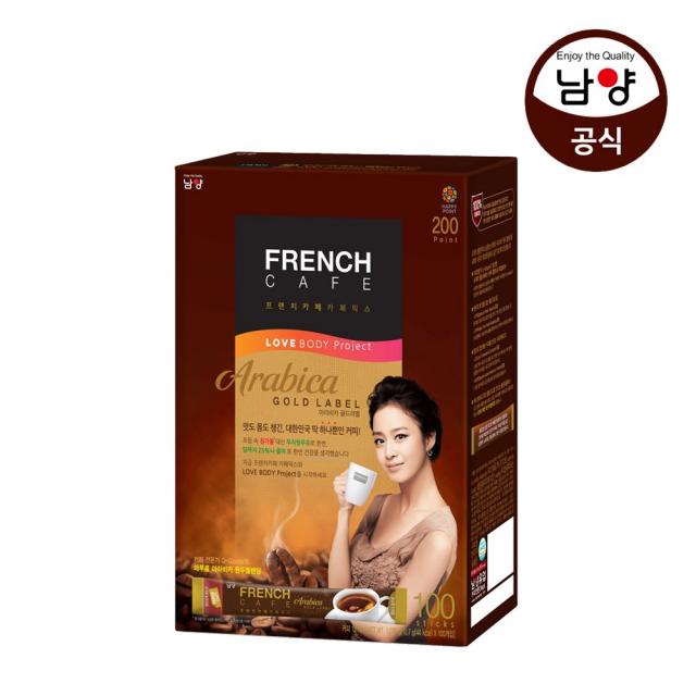 남양 프렌치카페 아라비카 골드라벨 100T (90+10), 단품