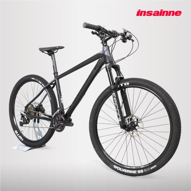 인세인 2018 엑시토 (XT 33단 AIR 서스펜션) 고급형 알루미늄 MTB 자전거, 매트블랙/그레이