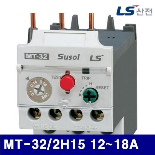 판매 l위 희소성 1시간전 고급형 LS산전 7242100 열동형 과부하계전기 MT-32/2H15 12-18A (1EA), 1