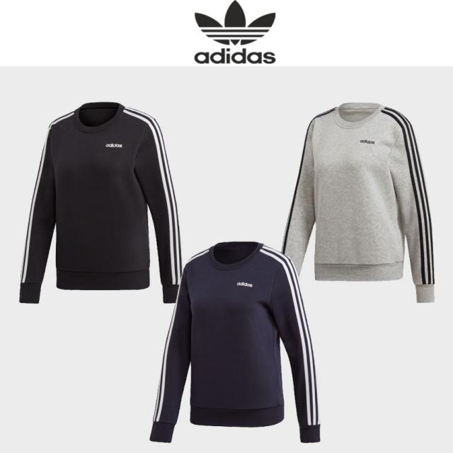 [미국직구정품] 아디다스 티셔츠 에센티어3 스트라이프 맨투맨 ESSENTIALS 3-STRIPES SWEATSHIRT 긴팔