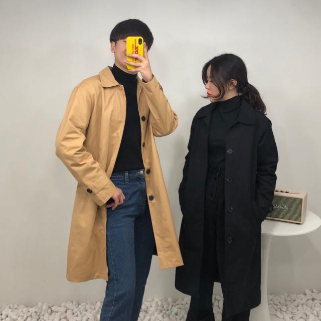 아르페 남녀공용 커플 시밀러룩 데일리 맥코트 3color