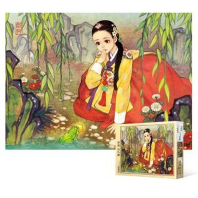 바보사랑 500피스 직소퍼즐 / 개구리 왕자 (ThE FroG PrincE)-퍼즐사랑 3D/입체퍼즐, 1000피스, 혼합 색상