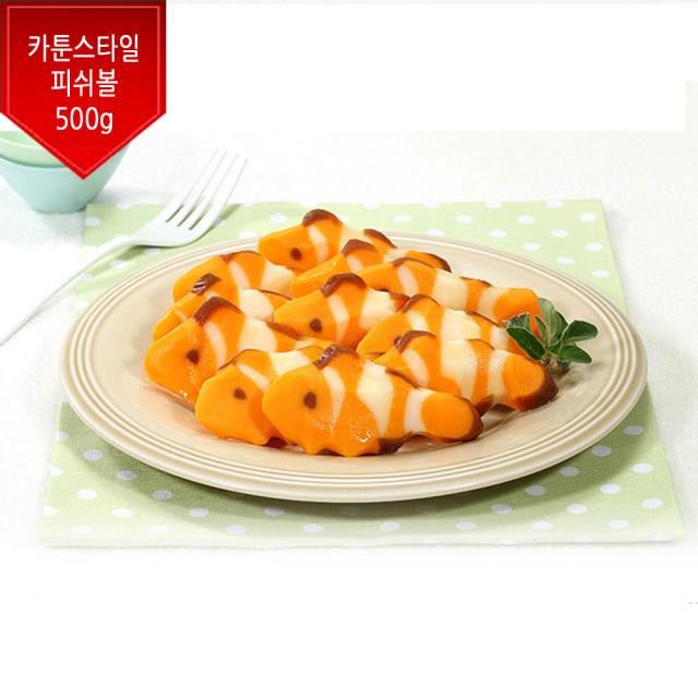 랜시 카툰스타일 피쉬볼 500g, 500g, 1팩