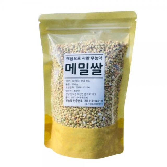 (전남오픈마켓/메밀꽃유채향)국내산 메밀쌀 500g, 단품