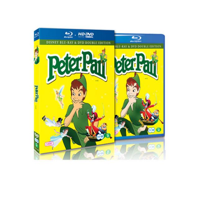 [블루레이] 피터팬 : 콤보팩 (2disc: BD＋DVD) - HD 고화질 / 4개국어 더빙 ＆ 자막지원, 단일상품