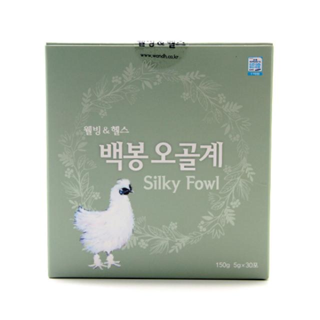 웰빙앤헬스 백봉오골계, 150g, 1개