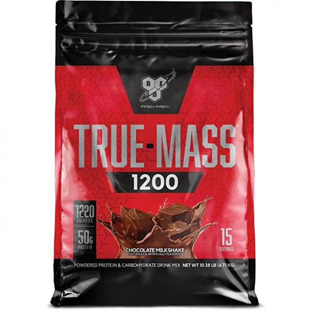 BSN 트루-매스 1200 파우더 프로틴 & 카보하이드레이트 드링크 믹스, 초콜릿 밀크셰이크(Chocolate Milkshake), 4.71kg