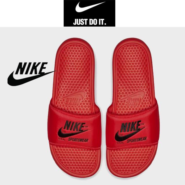  미국직구정품 나이키 슬리퍼 베나시 저스트두잇 Txt Se 레드 Men's Slide Nike Benassi Jdi