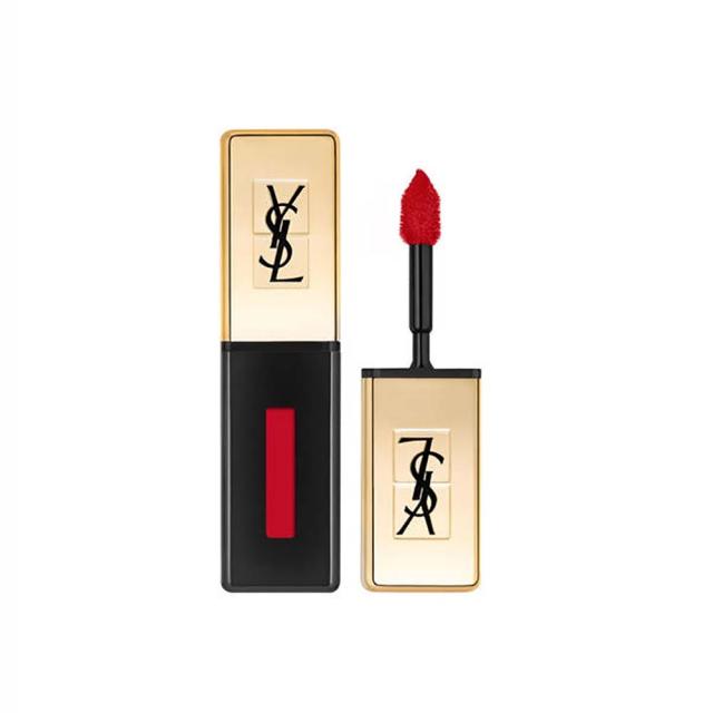 YSL Glossy Stain No.9 Rouge Laque 입생로랑 글로시 스테인 루주 라끄 립스틱, 1개