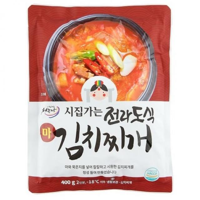 시집가는 농산 마 김치찌개 400g 5팩, 10팩 HACCP인증, 400g, 10팩