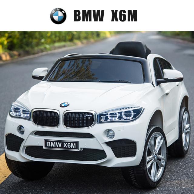 씨투엠뉴 BMW X6M 유아전동차 풀옵션 아기자동차, 화이트