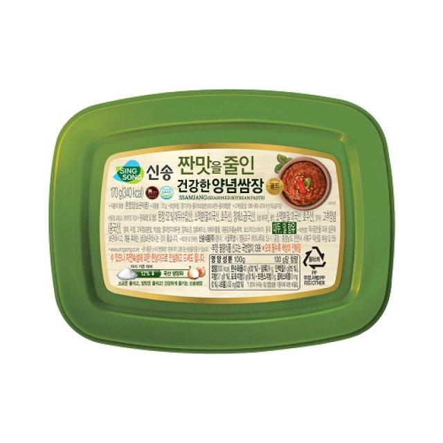 신송 짠맛줄인 건강한 양념쌈장 170g, 1팩