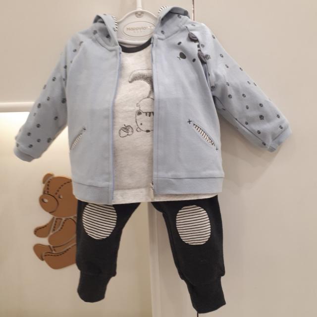 파코라반베이비 70% 창고대개방전 ~꽃샘추위도 가을 찬바람도 모두 내손안에~남아 후드 3피스