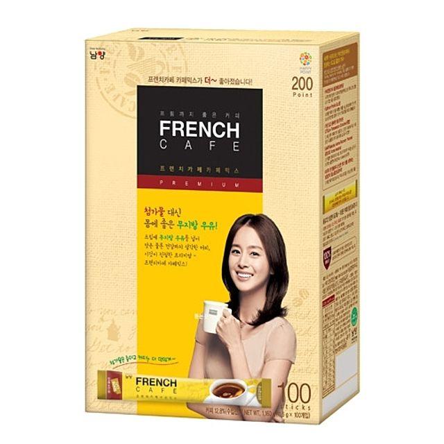 문구사무/프렌치카페 음료 차류 10.9g×100T/남양유업 카페믹스 가공식품, 1