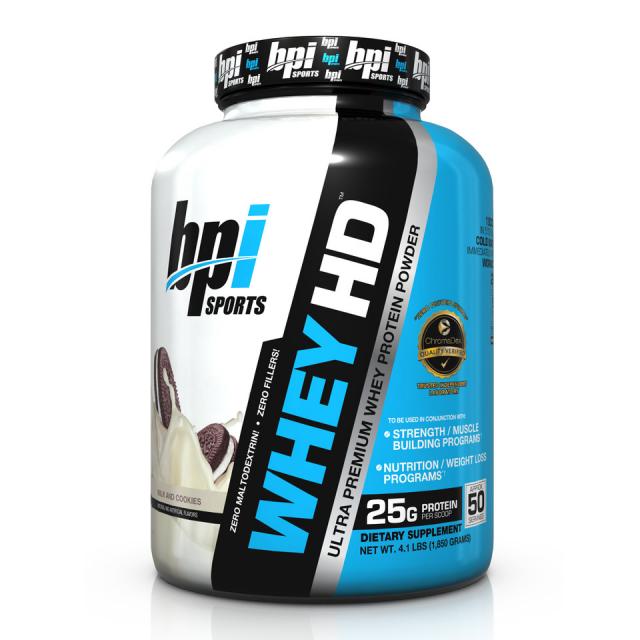 Bpi Sports 웨이 Hd 울트라 프리미엄 프로틴 파우더 밀크 앤 쿠키 Milk And Cookies 1850g