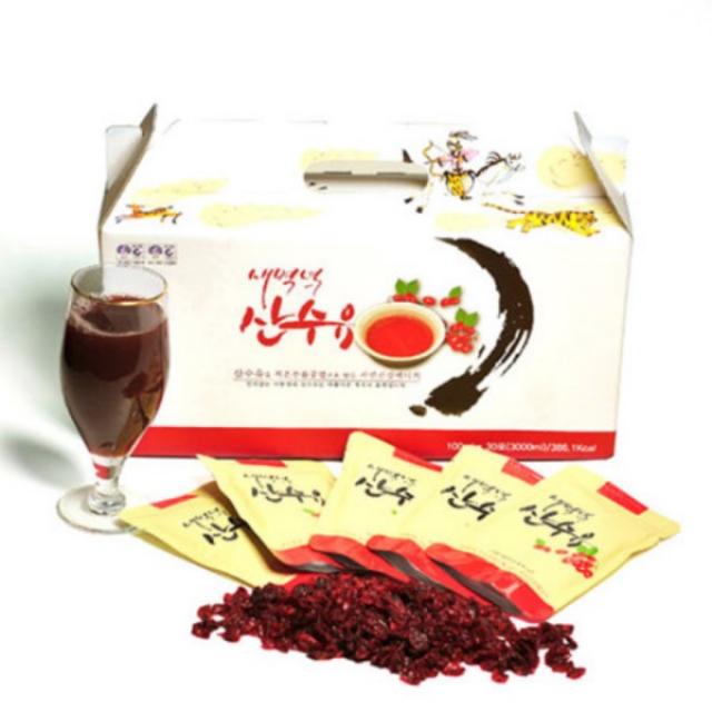 새벽마을 새벽녘 산수유즙진액 100ml x 60포, 1box