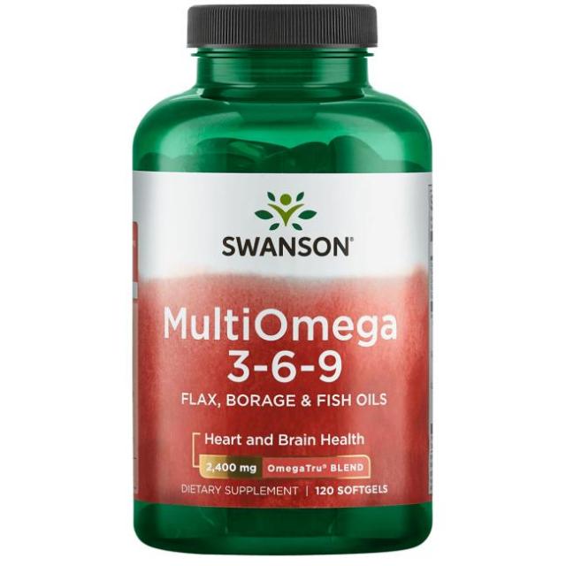 Swanson 멀티오메가 3 6 9 소프트젤 120개입 1개