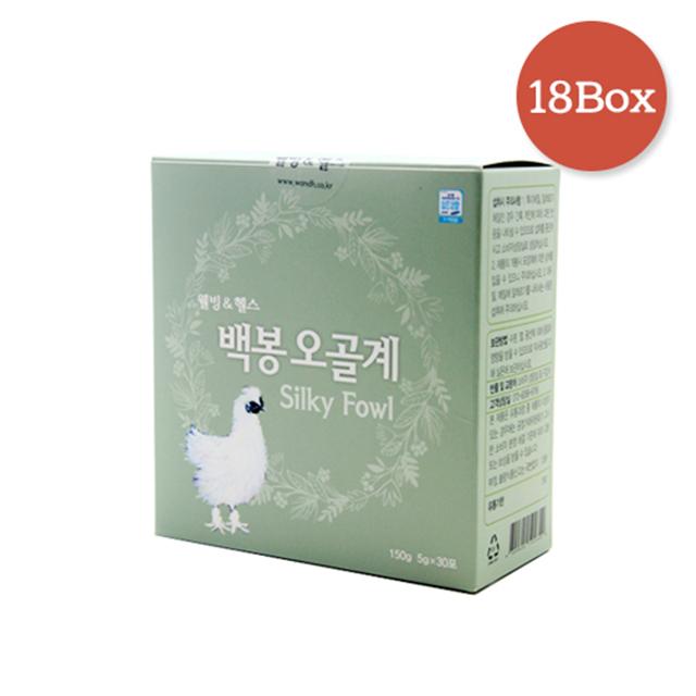 웰빙앤헬스 백봉오골계. 18Box (6개월분)