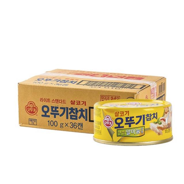 오뚜기 살코기참치 100g 36입 참치 참치캔 캔참치 참치통조림 인기참치, 14AK_오뚜기 살코기참치 100g 36입