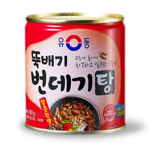 유동 뚝배기 번데기탕 얼큰한맛 280g x10캔, 유동 뚝배기번데기탕 얼큰한맛 280g, 10캔