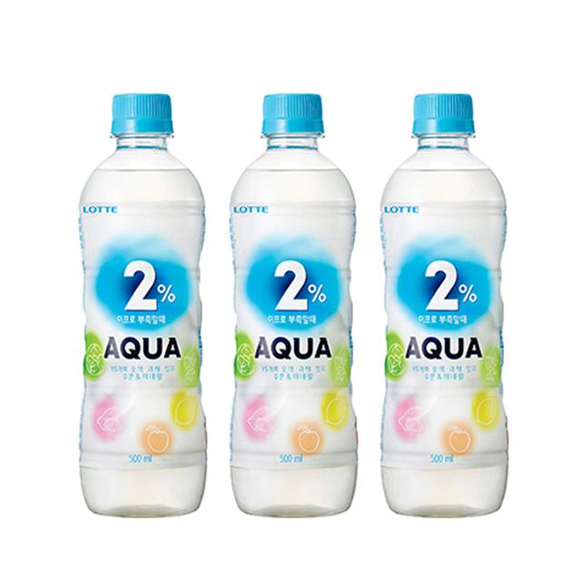 롯데칠성 롯데칠성음료 2%부족할때 아쿠아, 20개, 500ml