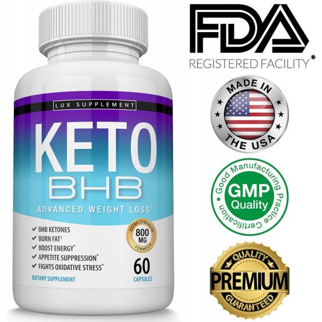 Keto 환약 고급 체중 감소 BHB 소금 - Ketone & Ketogenic 규정 식을 사용하는 자연적인 Ketosis 뚱뚱한